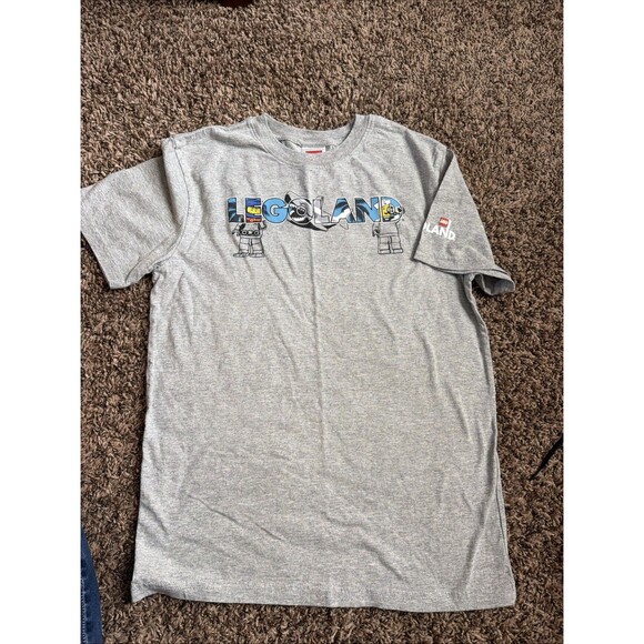 Lego Tops - LEGO Legoland Theme Park 14/16 Shirt Shark Gray